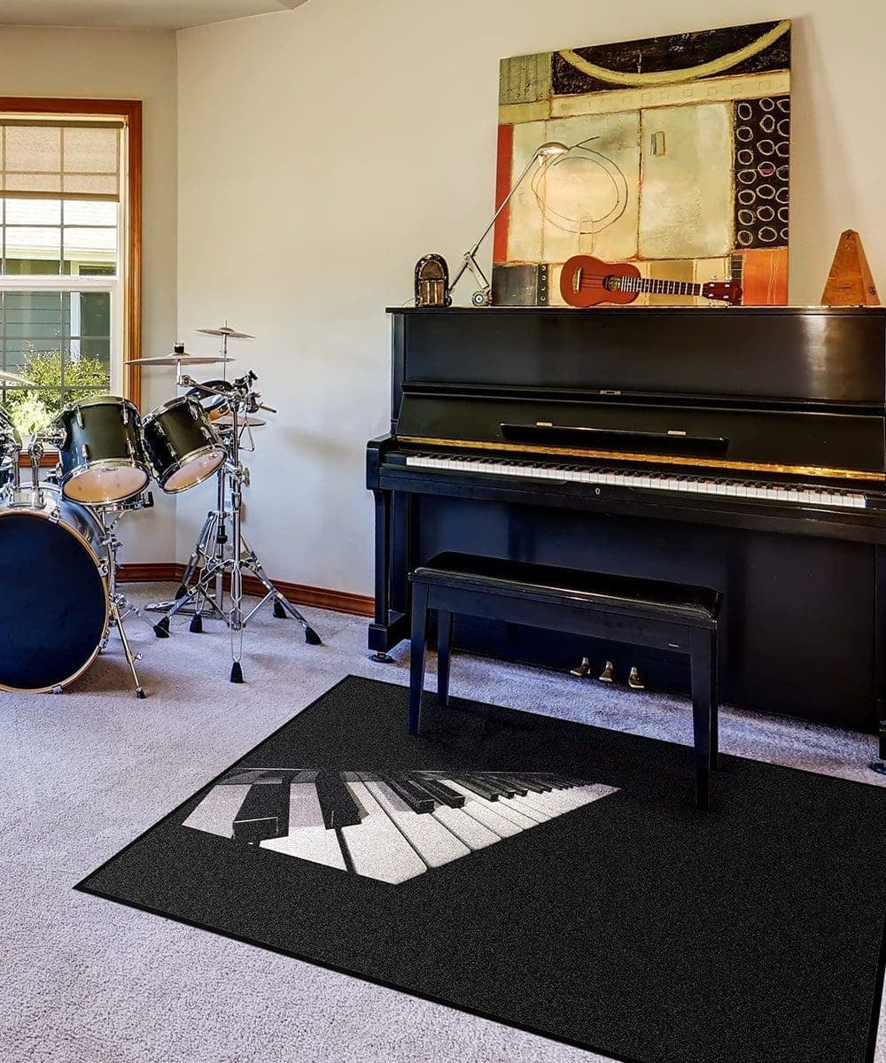 Piano Keyboard Rug