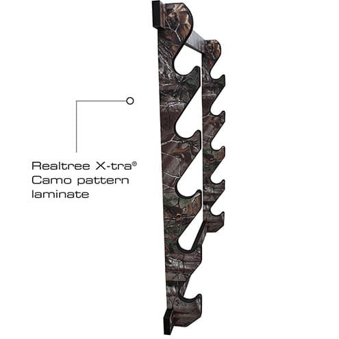 5-Gun Wall-Mounted Display Rack – Realtree Camo - thumbnail 3