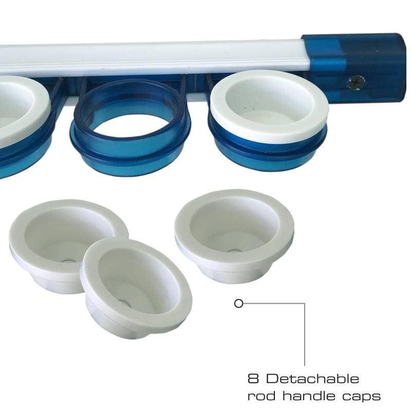 All-Weather 8-Rod ABS Wall or Ceiling Fishing Rod Rack - thumbnail 4