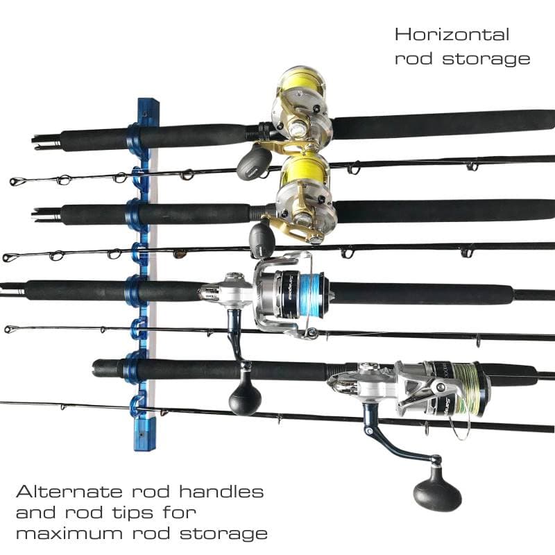 All-Weather 8-Rod ABS Wall or Ceiling Fishing Rod Rack - thumbnail 6
