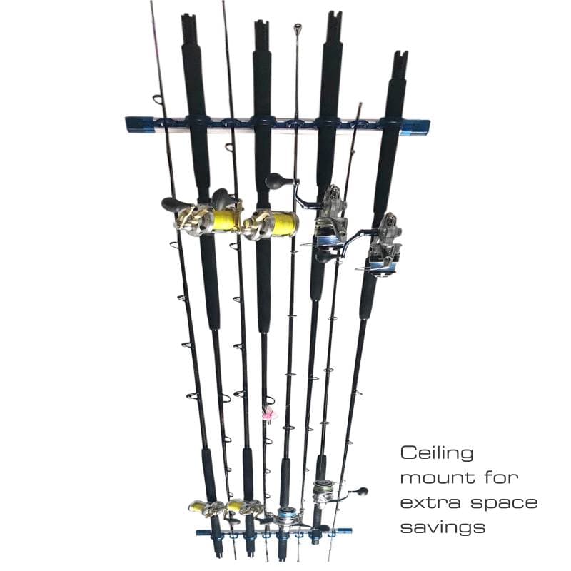 All-Weather 8-Rod ABS Wall or Ceiling Fishing Rod Rack - thumbnail 7