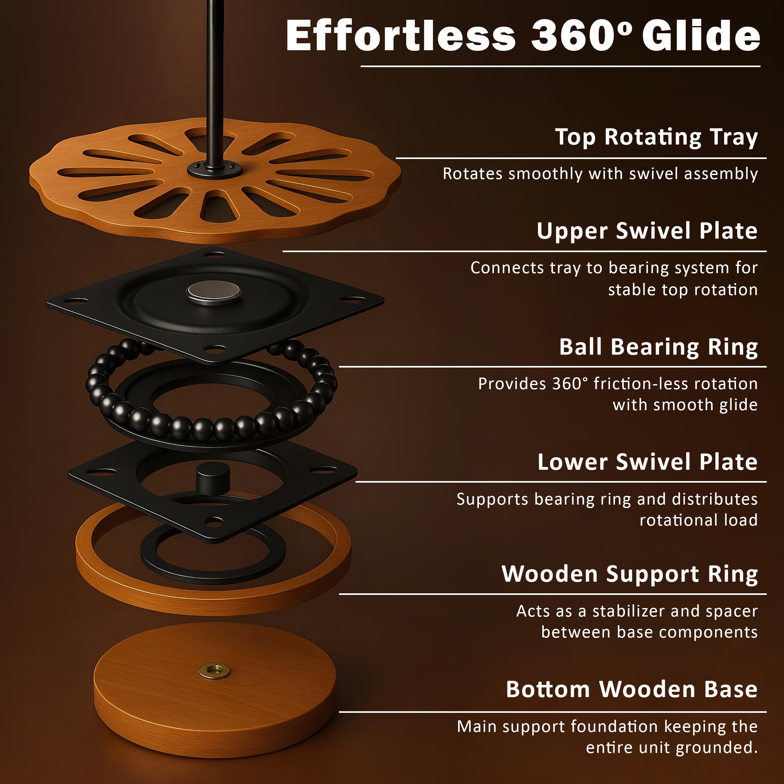 Adjustable Height Rotating 12-Gun Storage Rack - thumbnail 4