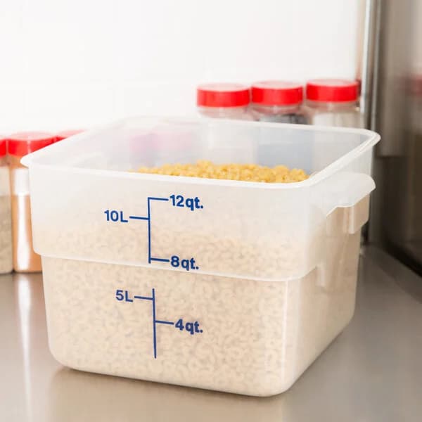 12qt. Square Food Container