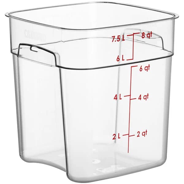 8qt. Square Container