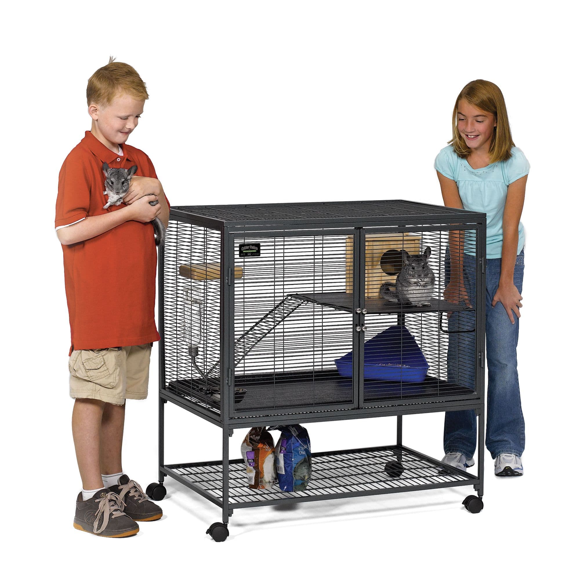 MidWest Critter Nation Single Unit Small Animal Habitat - Multi-Level Cage