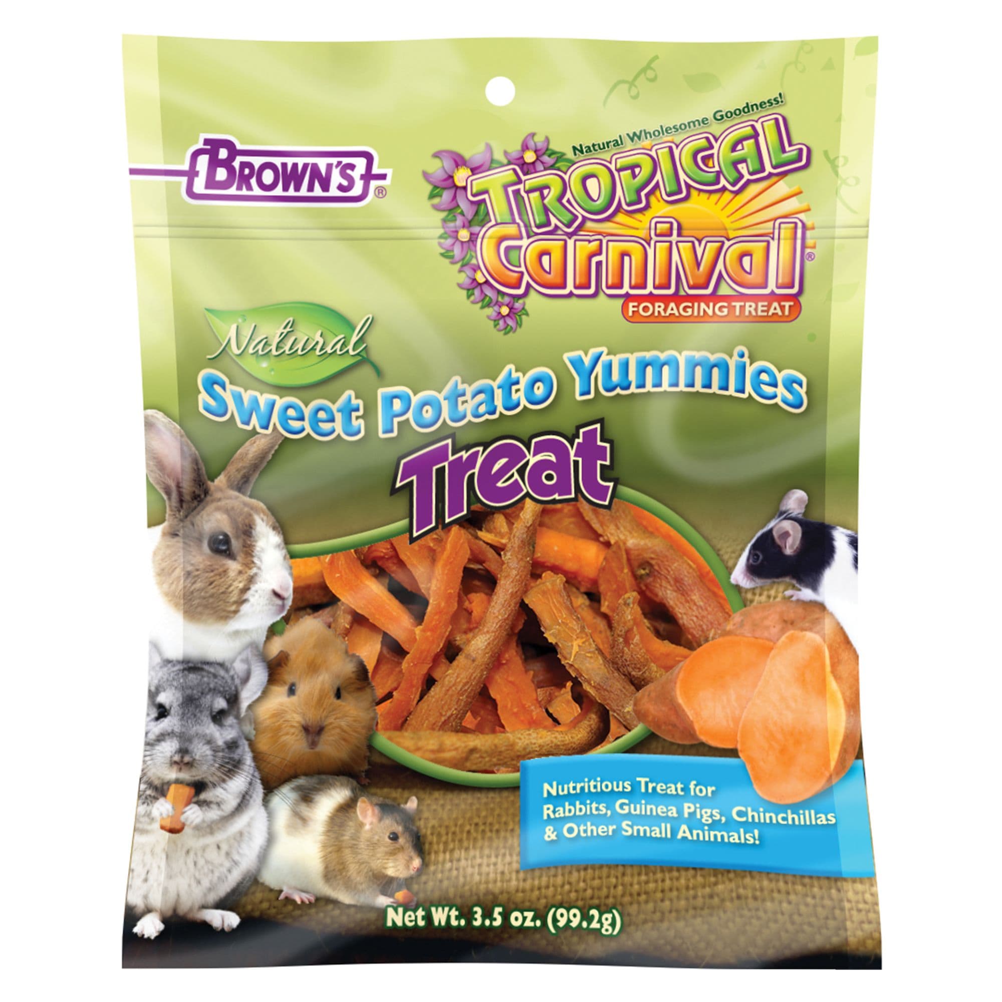 Brown's® Tropical Carnival® Natural Sweet Potato Yummies Small Pet Treat