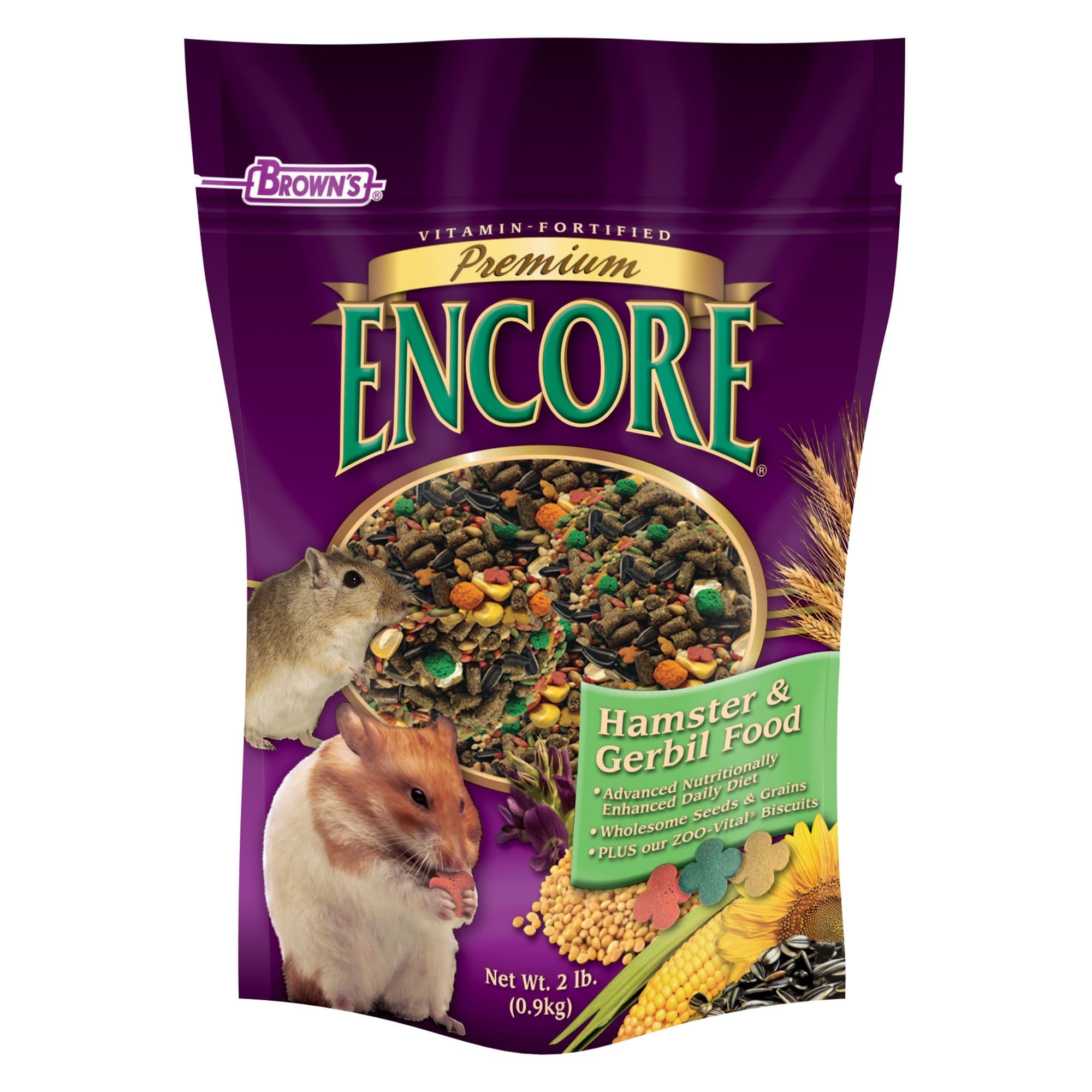 Brown's® Encore® Premium Hamster & Gerbil Food