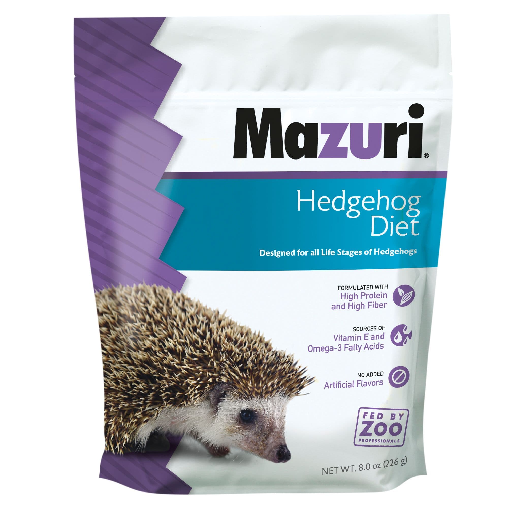 Mazuri Hedgehog Food - High-Fiber - 8 Oz