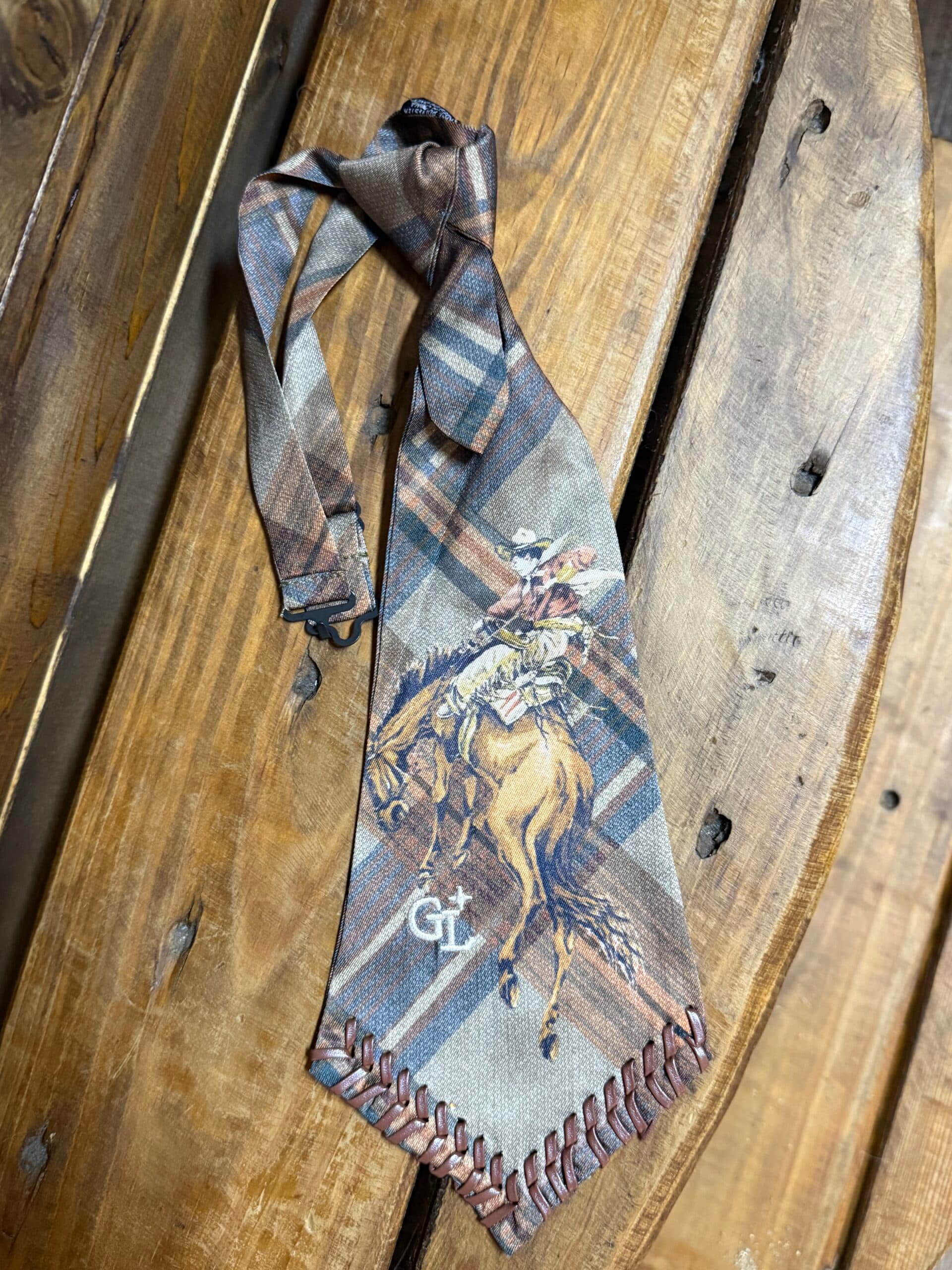 Rodeo Quincy Gilded Lily Petey Tie-Plaid