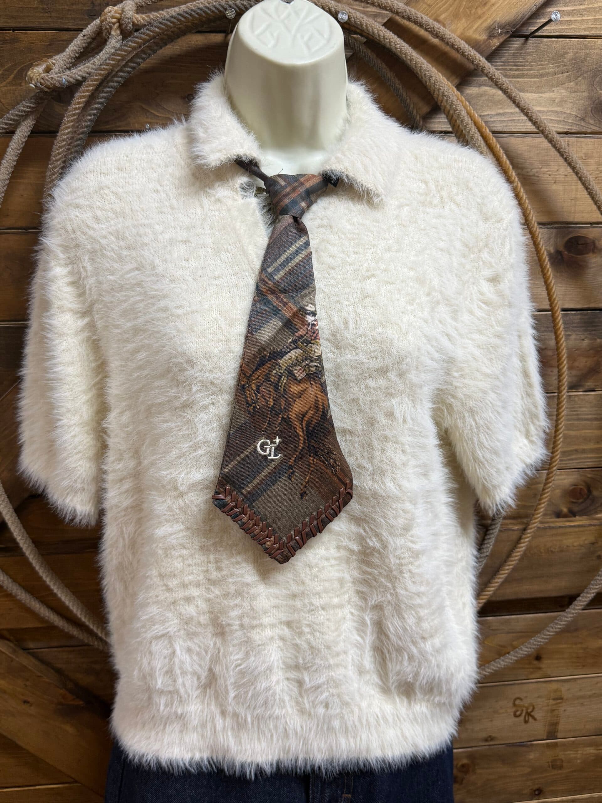 Rodeo Quincy Gilded Lily Petey Tie-Plaid - thumbnail 2