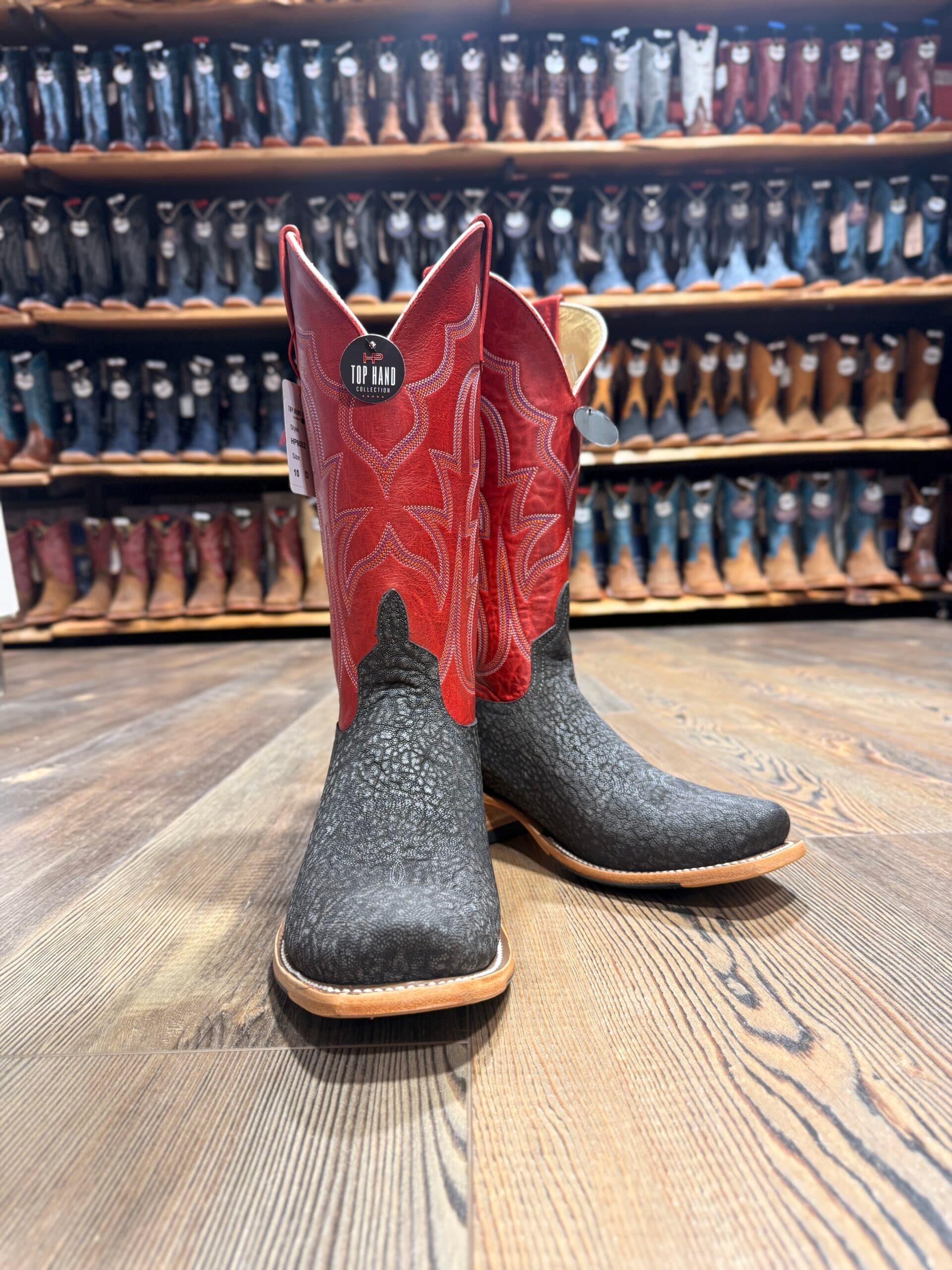 Horse Power Top Hand Grey Safari Elephant TK Toe Boot - thumbnail 4