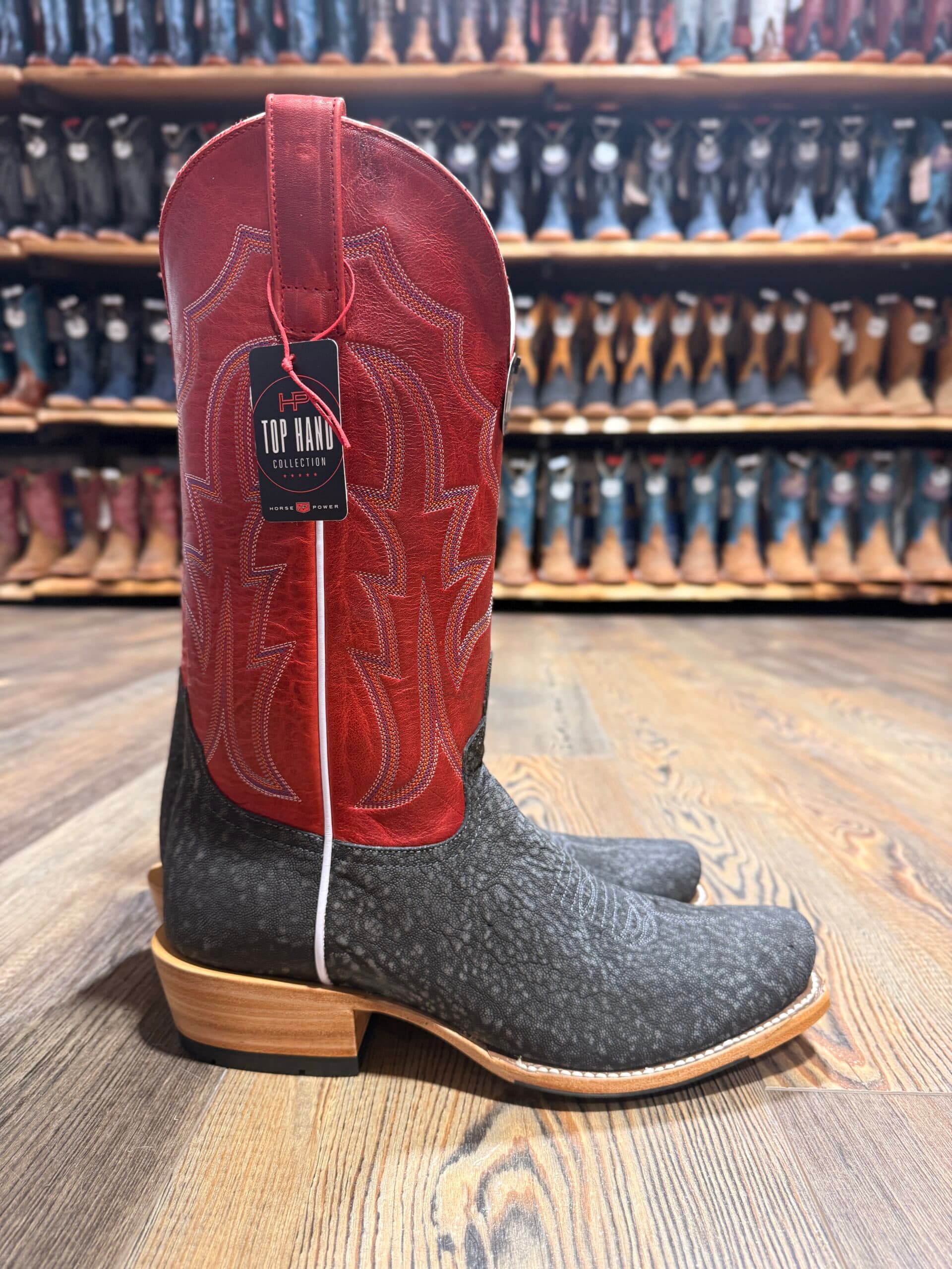 Horse Power Top Hand Grey Safari Elephant TK Toe Boot - thumbnail 3