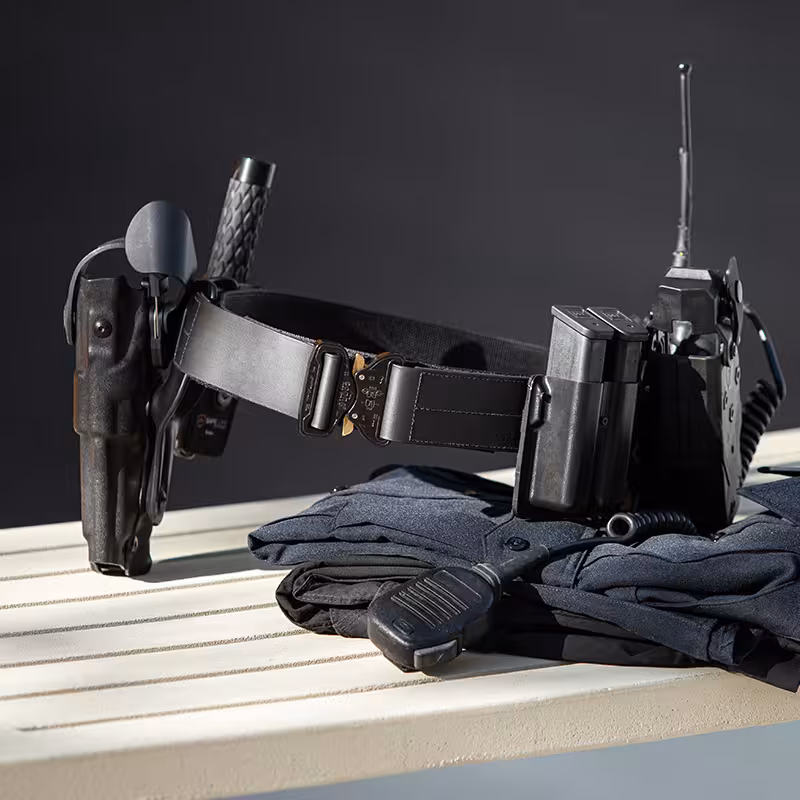 Plain Leather Finish Duty Belt - thumbnail 2