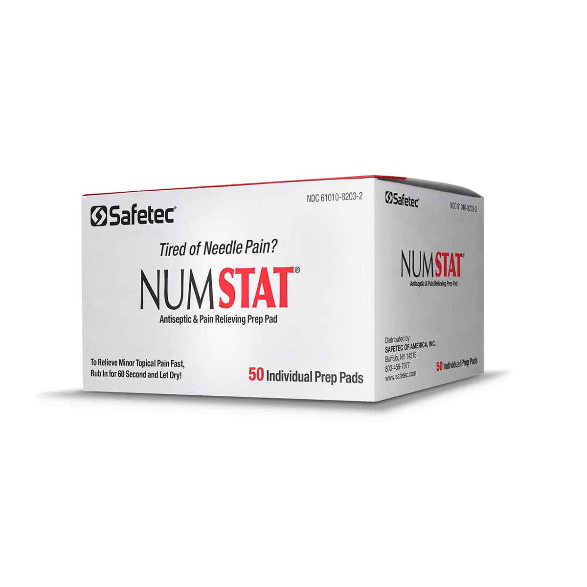 NumStat® Antiseptic & Pain Relieving Prep Pads - thumbnail 4