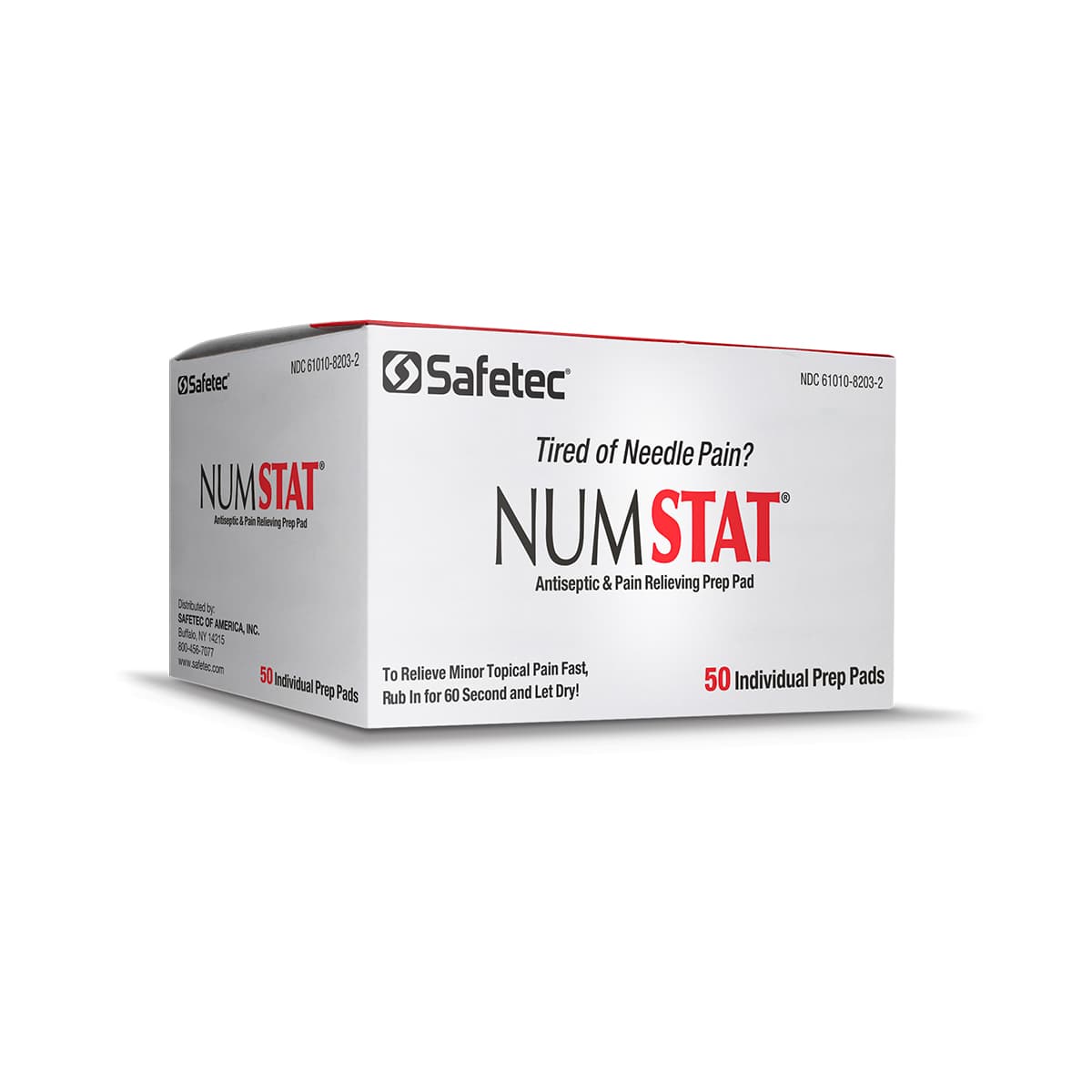 NumStat® Antiseptic & Pain Relieving Prep Pads - thumbnail 5