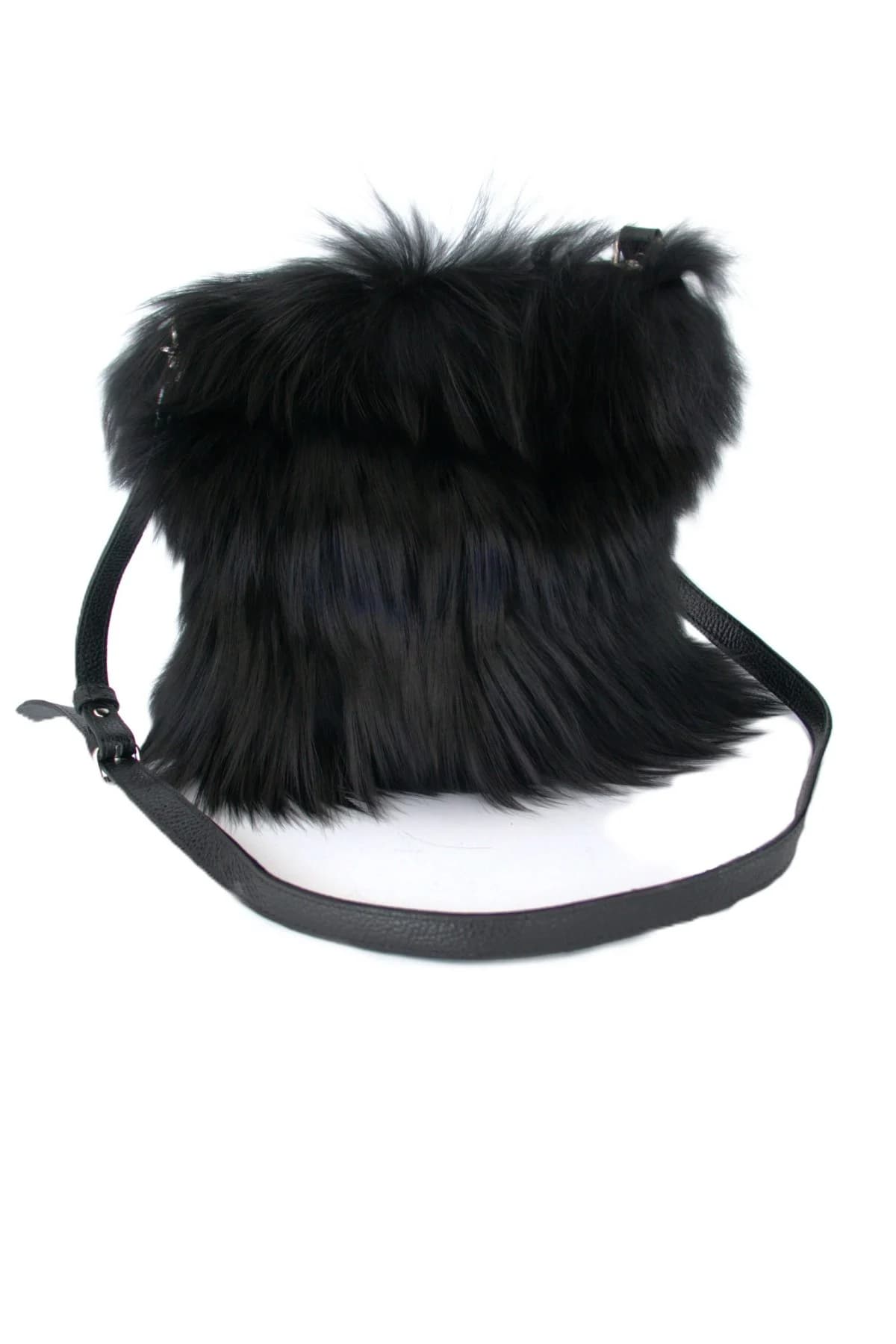 Black Fox Crossbody Bag