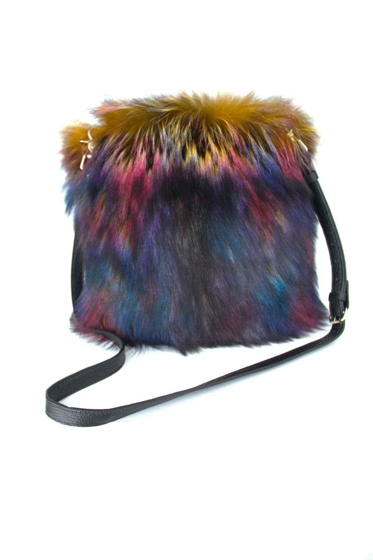 Midnight Fire Fox Crossbody Bag