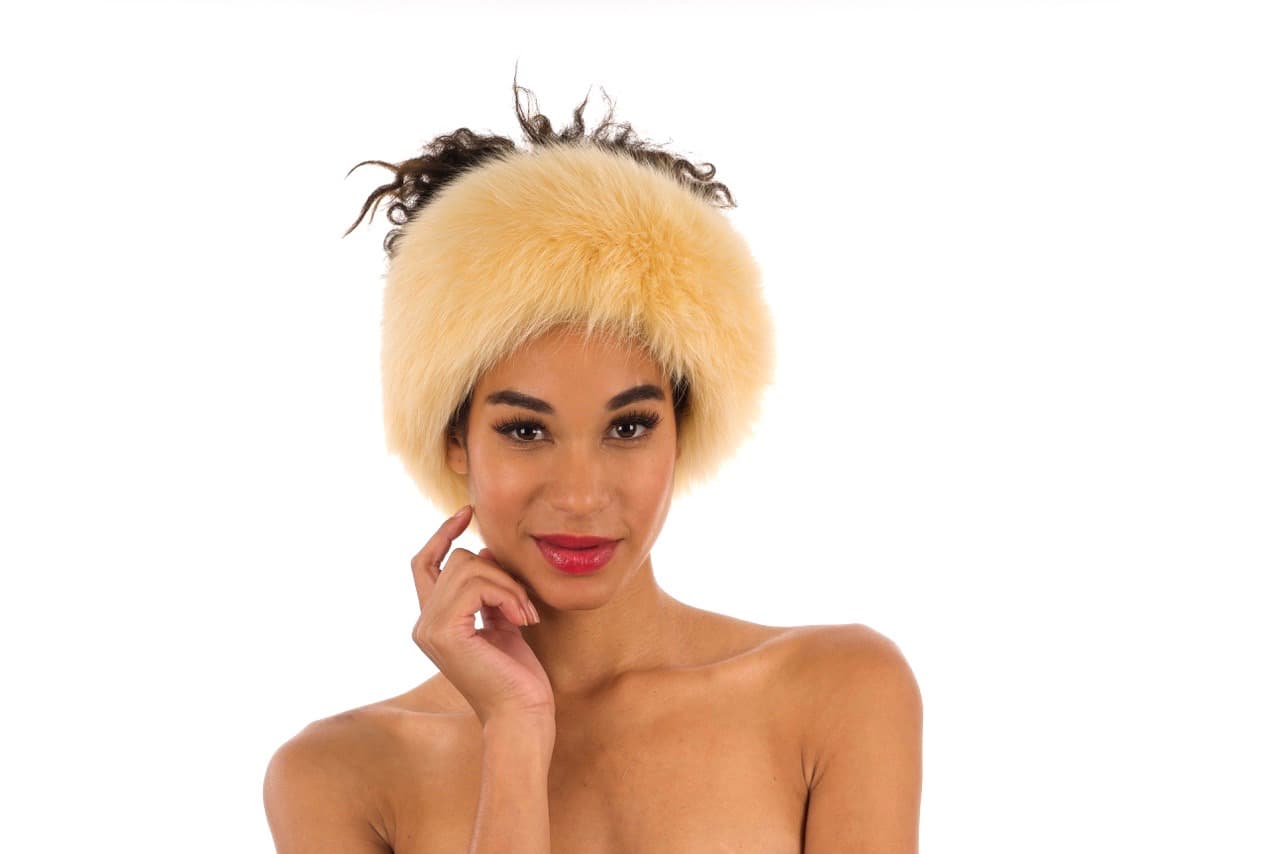 Honey Fox Fur Headband