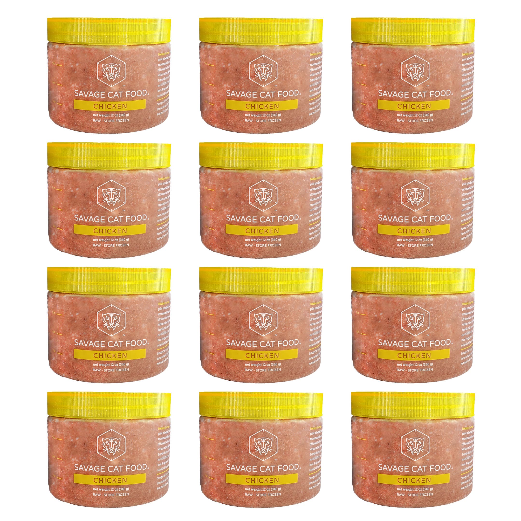 Twelve Small Chicken Tubs