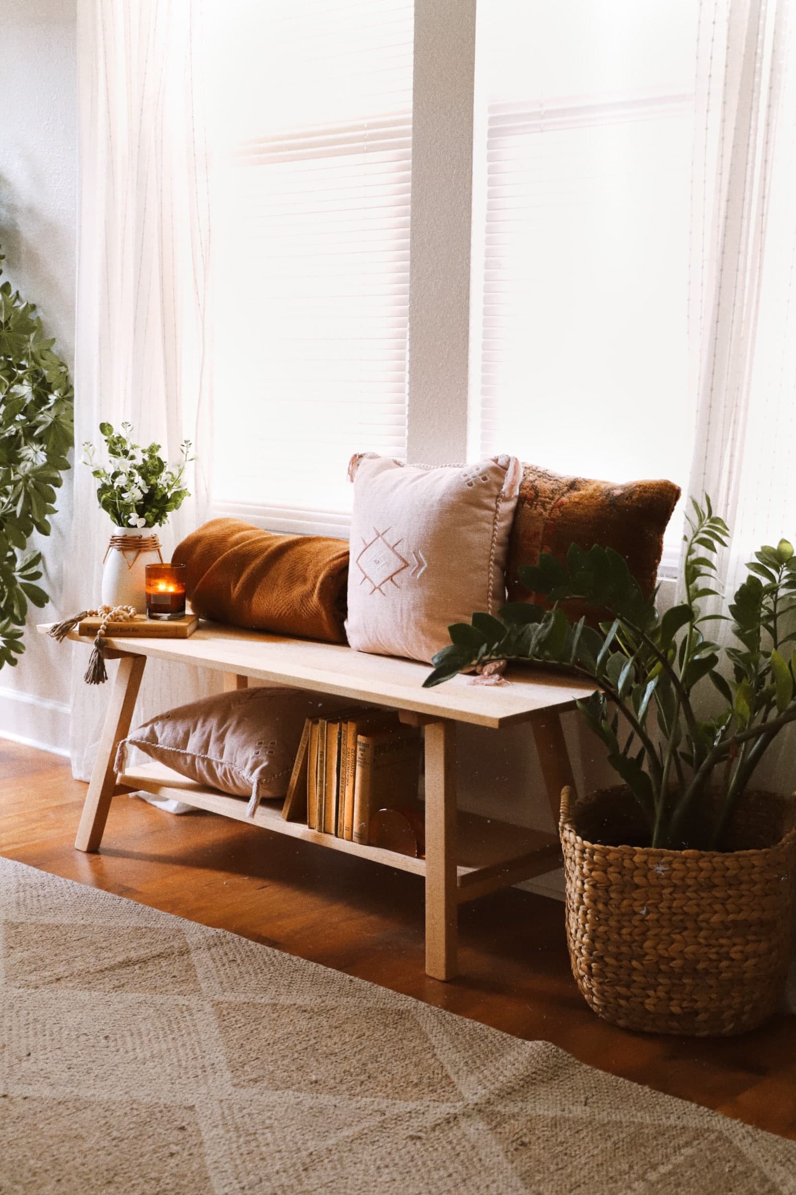 Bench with Shelf