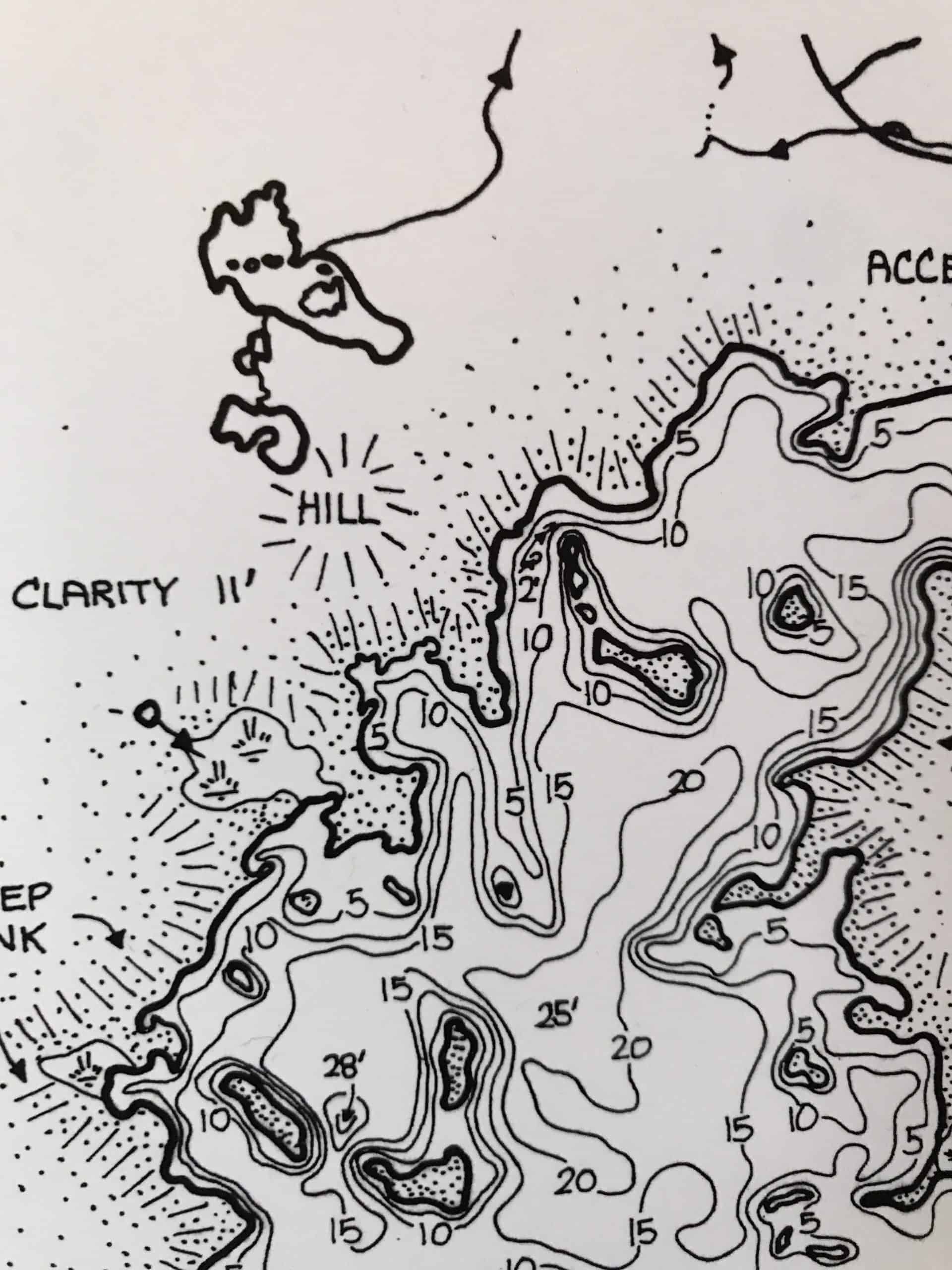 Crescent Lake – Fishing Map