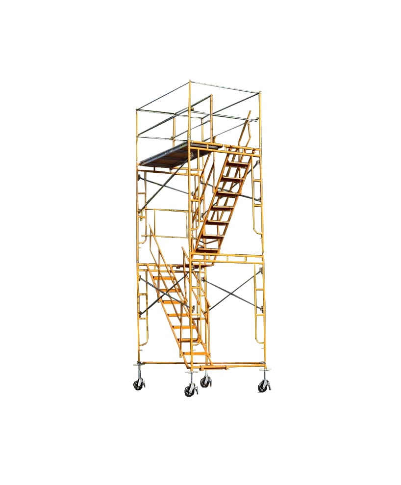 14 ft Standard Rolling Scaffold Stair Tower