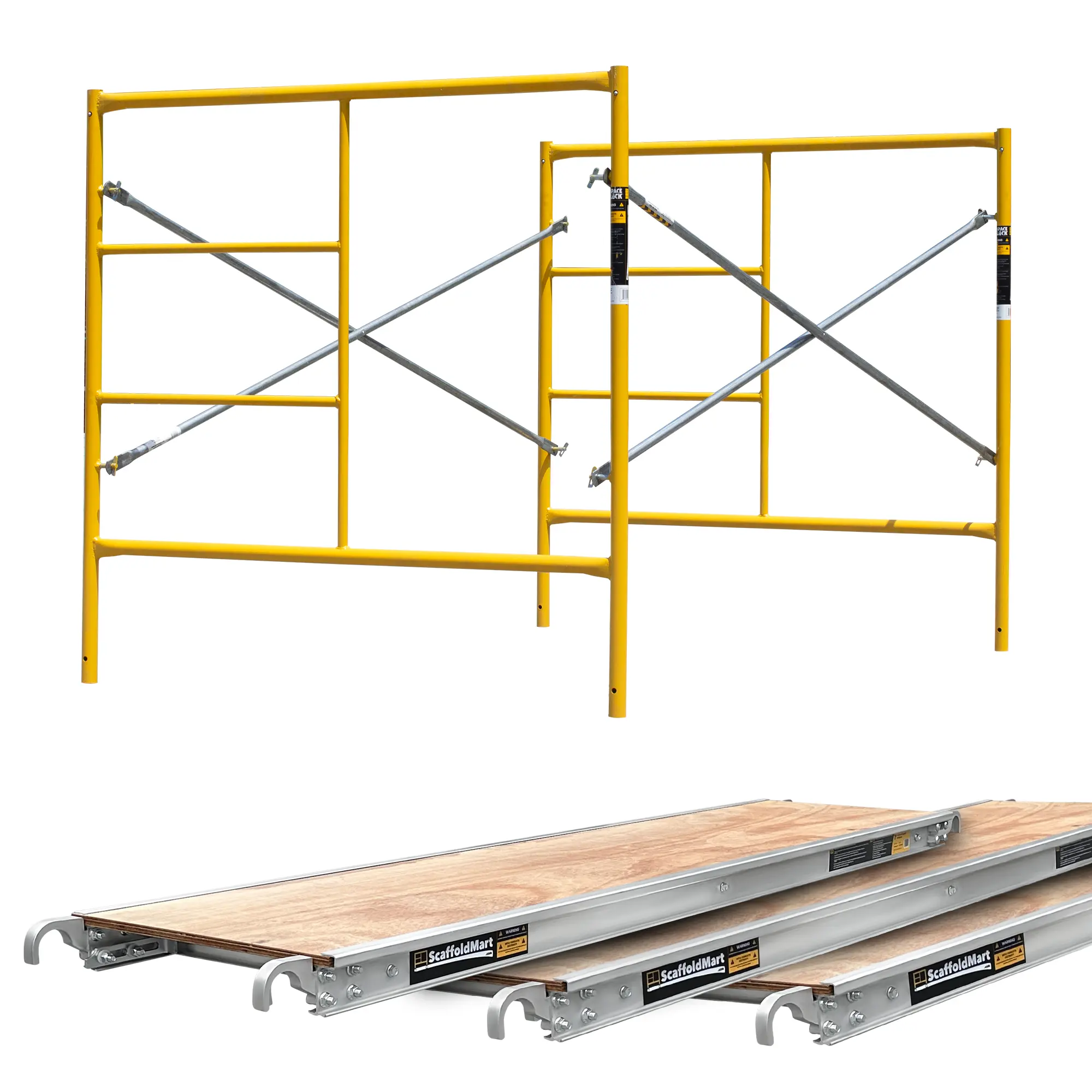 5′ X 5′ Ladder Scaffold Set + 3 Walkboards