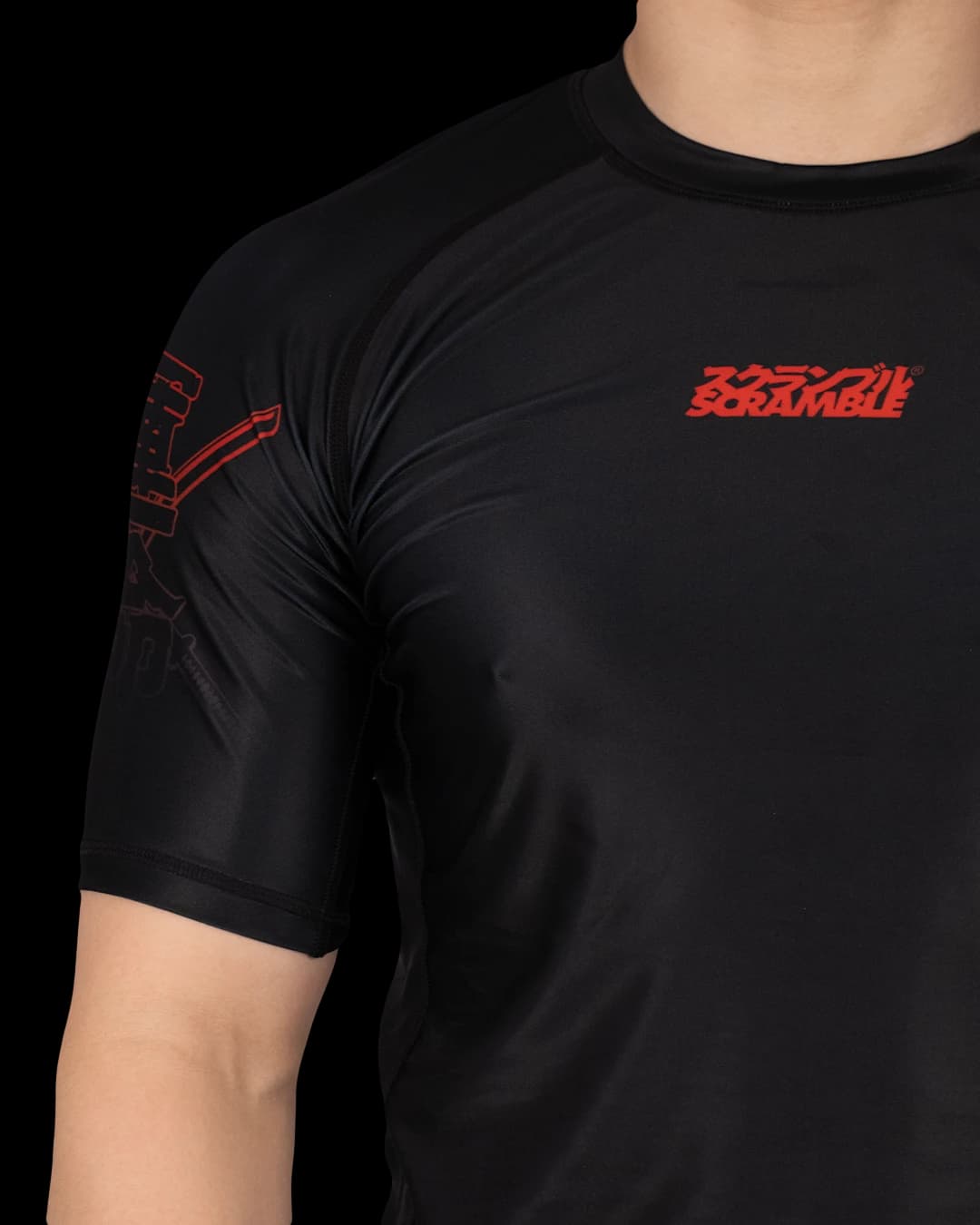Fate Tanto Ranked Rashguard – Black - thumbnail 5
