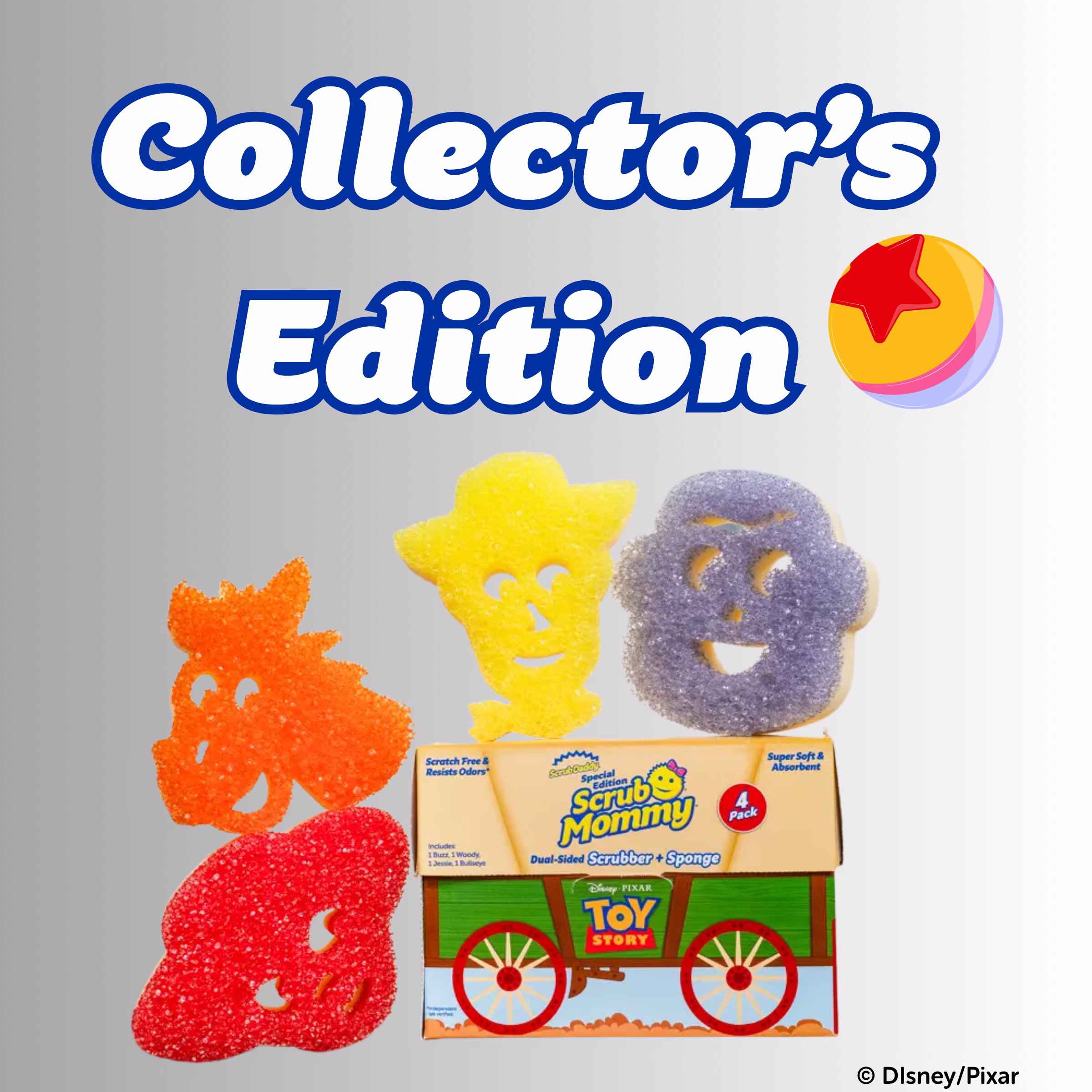 Scrub Daddy x Disney &amp; Pixar’s Toy Story Scrub Mommy Collector’s Edition (4-Pack)