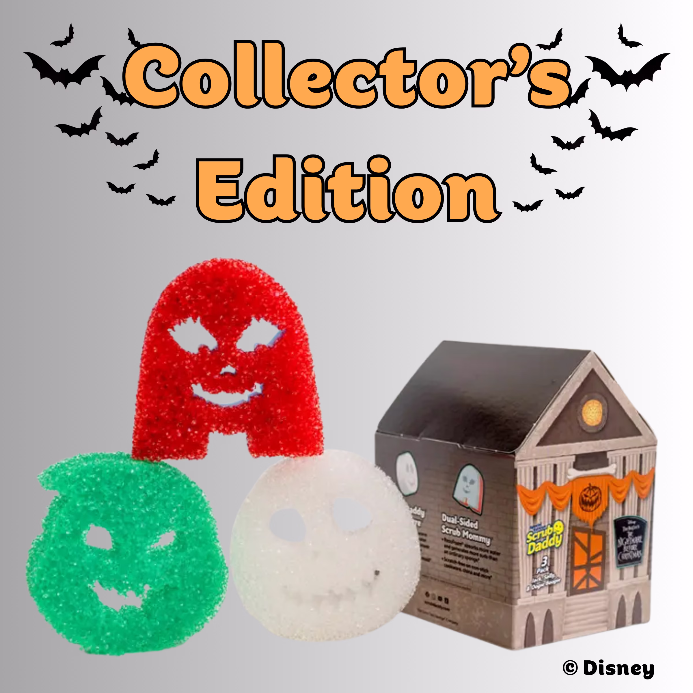 Scrub Daddy The Nightmare Before Christmas Collector’s Edition Sponges (3-Pack)