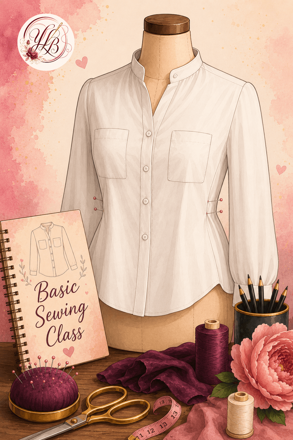 WAUKESHA – Garment Construction #2 – Button front Blouse Nov 23 11:00 AM – 3:00 PM