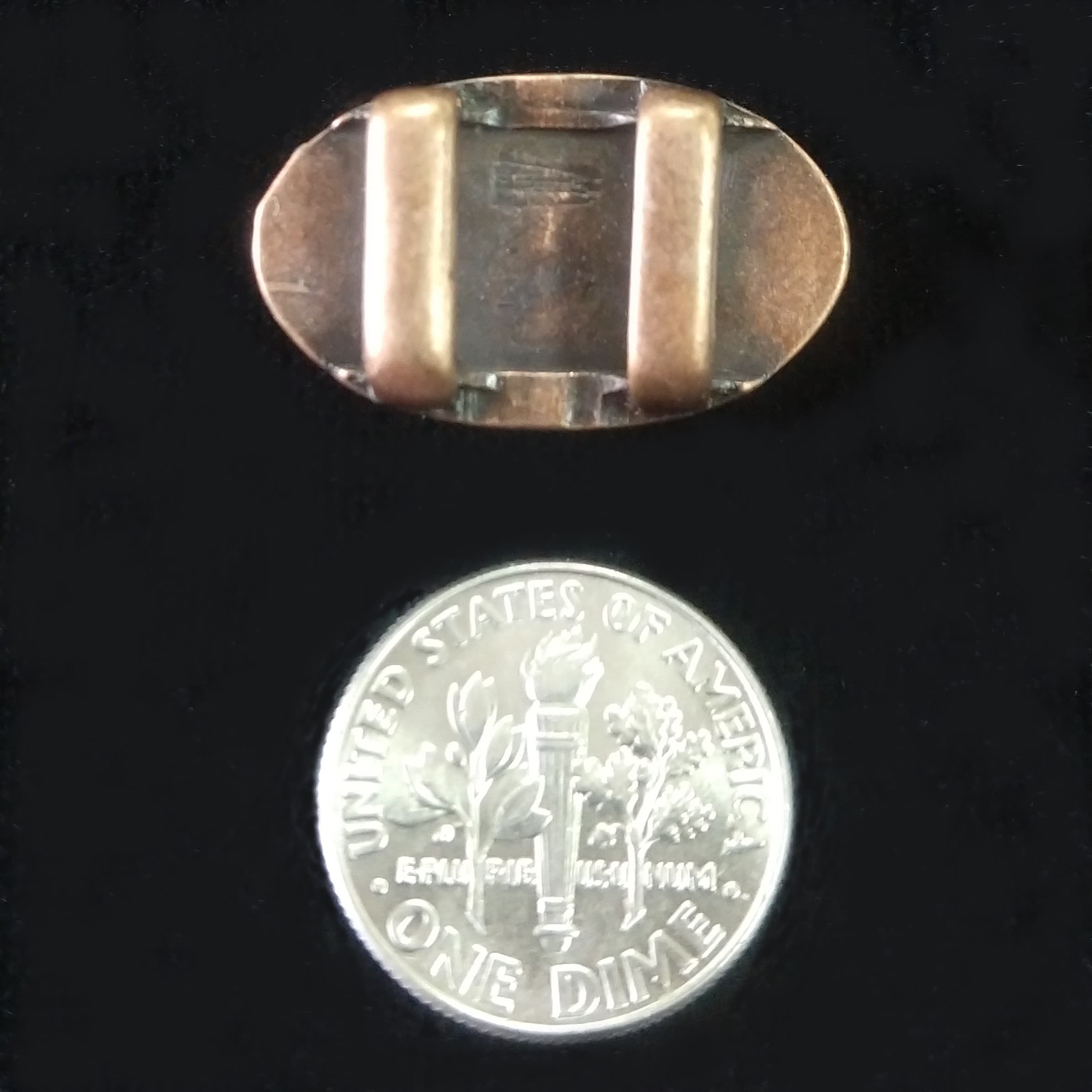 Copper Concho Slider Bead - thumbnail 2