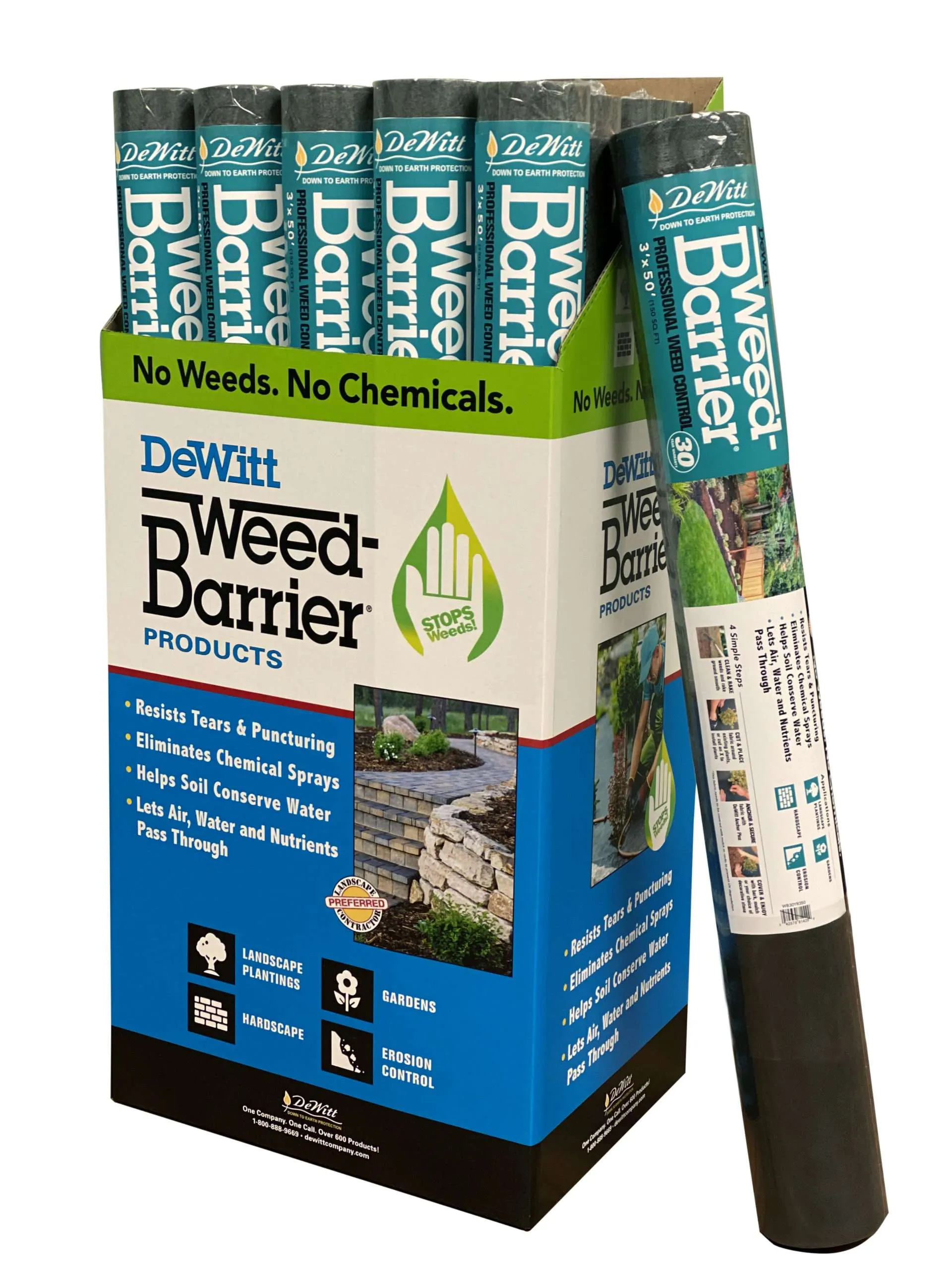 DeWitt Pro 30-Year Weed Barrier – 3oz, In Black &amp; Brown - thumbnail 2