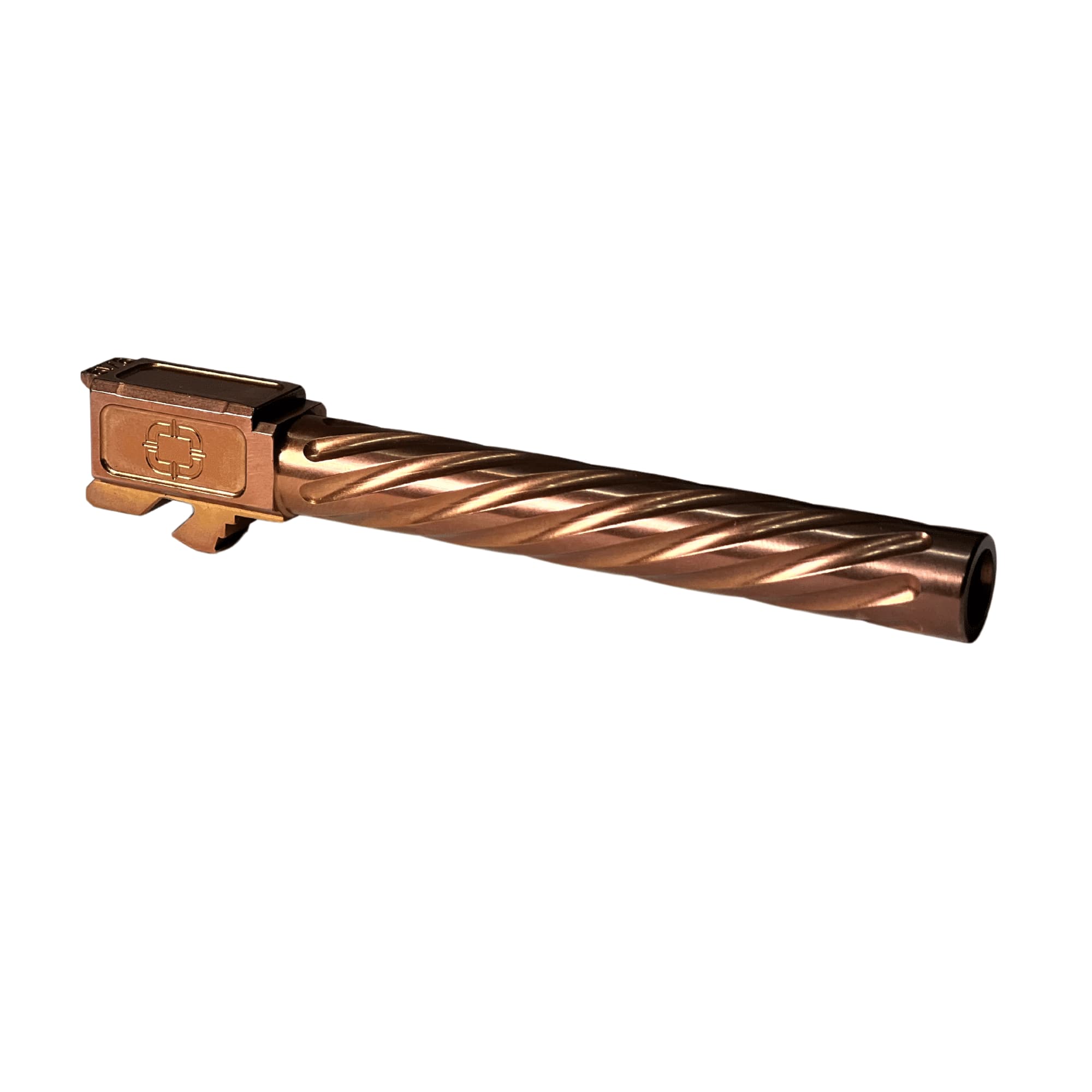 Full-Size Long Unthreaded Spiral Fluted Bronze Barrel (DR920L)