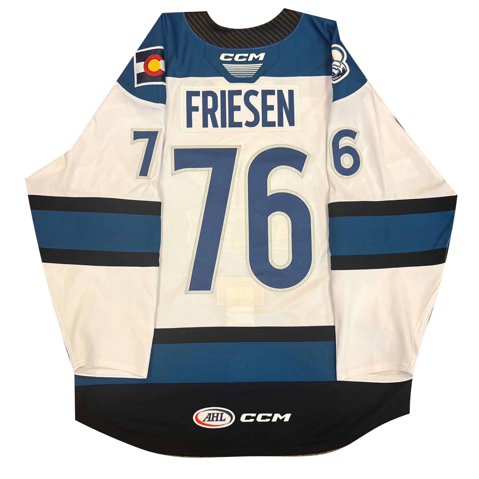 #76 Friesen Team Issued White Jersey
