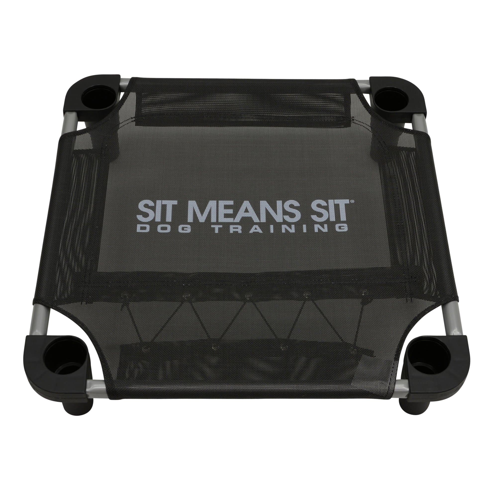 Sit Means Sit Logo Training Cot 22”x22” Square