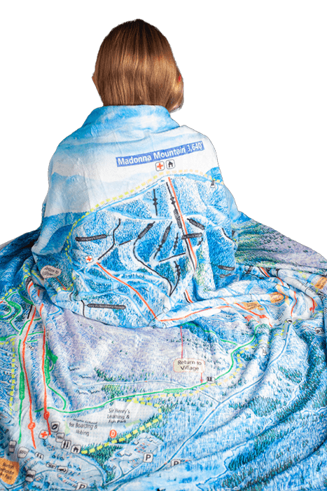 Locale Custom Trail Map Blanket - thumbnail 2