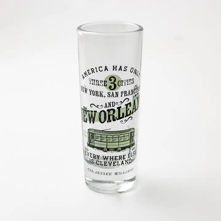 Three Cities Shot Glass