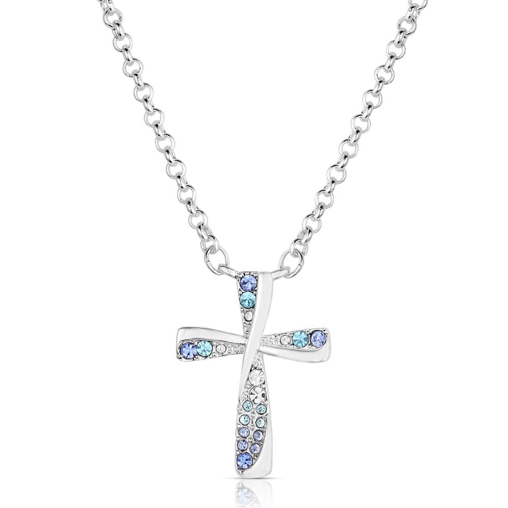 Montana Silversmiths Faith in Lights Cross Necklace