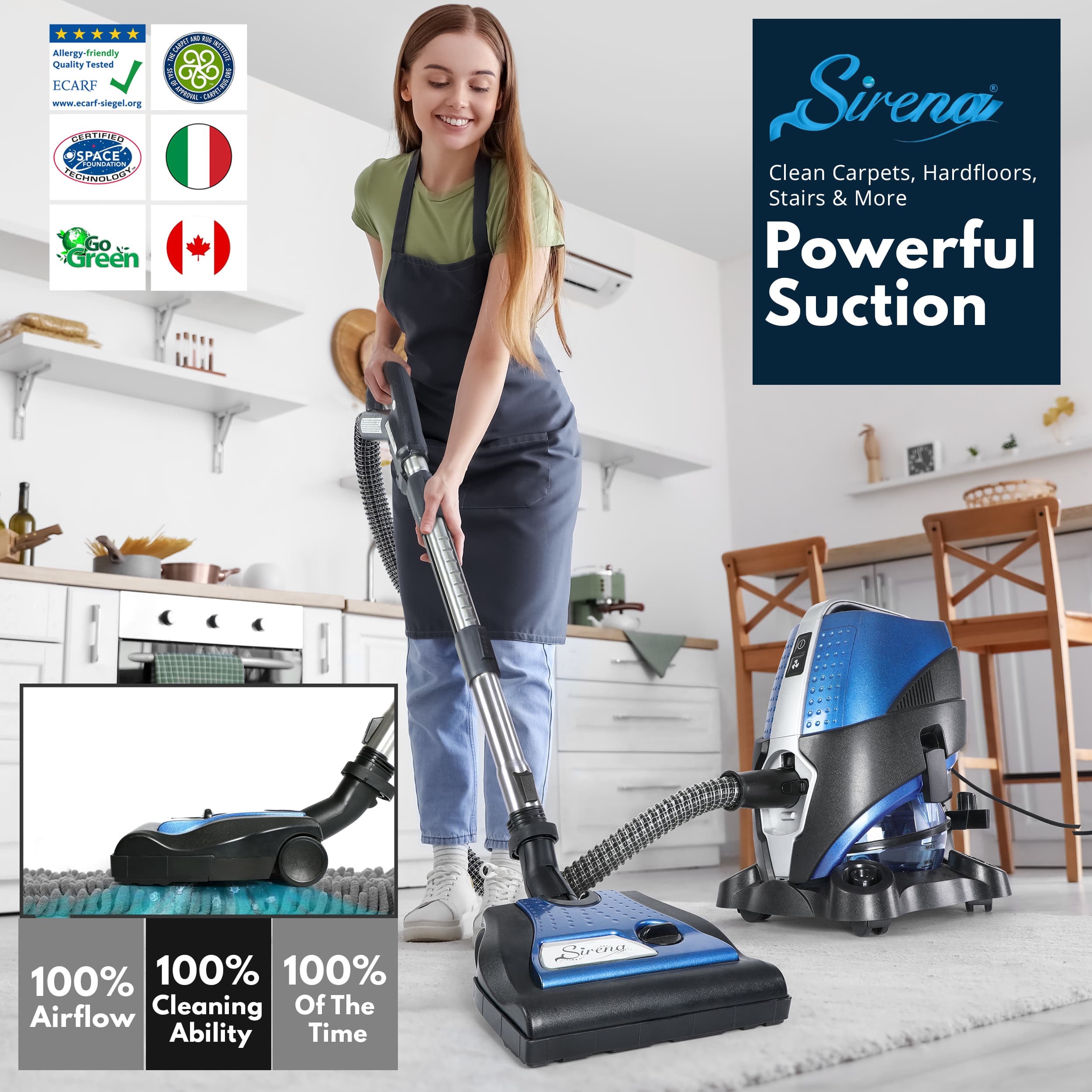 Sirena Vacuum Cleaner (Recertified) - thumbnail 4