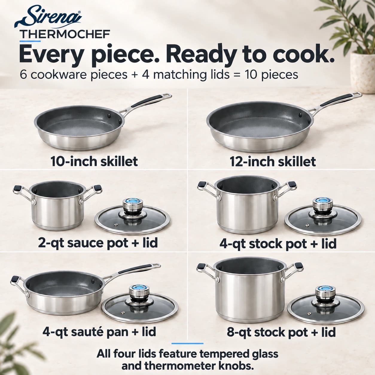 Sirena ThermoChef Cookware Set - thumbnail 3