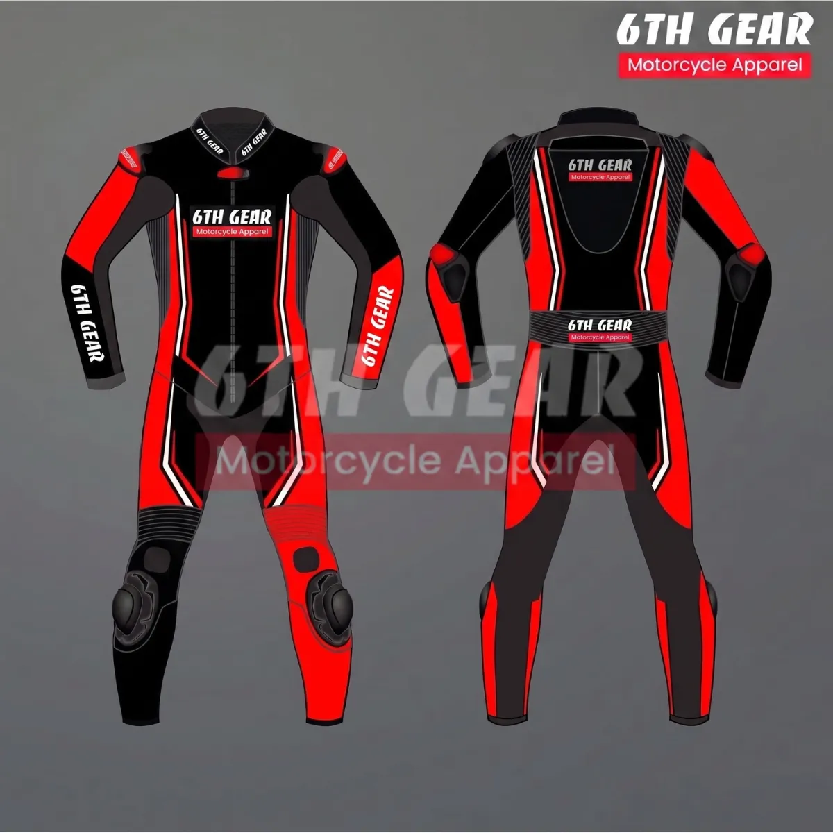 Grej Leather Race Suit