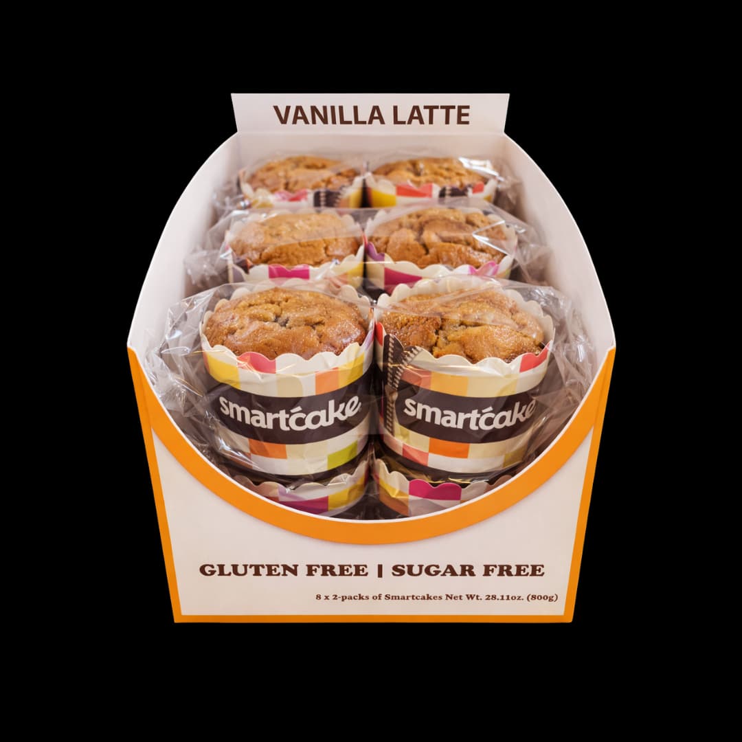 SmartCake 38-Calorie Vanilla Latte | 8-pack