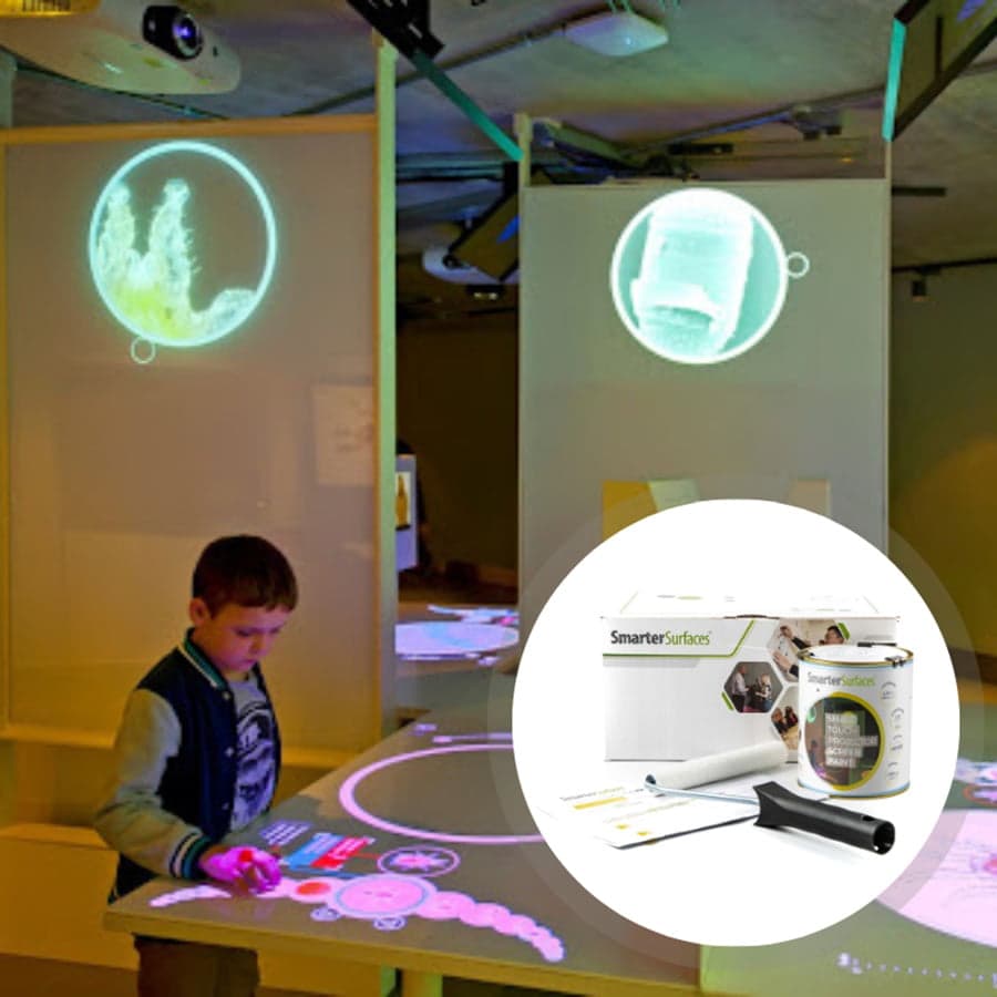 Interactive Projector Screen Paint – White Matte Finish