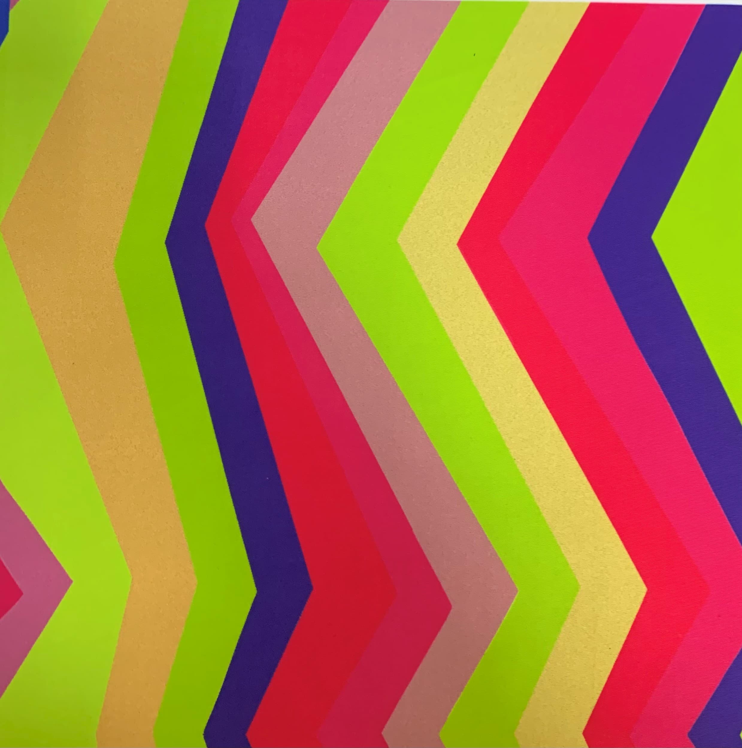 Neon Electric Zig Zag Streak Print - thumbnail 2