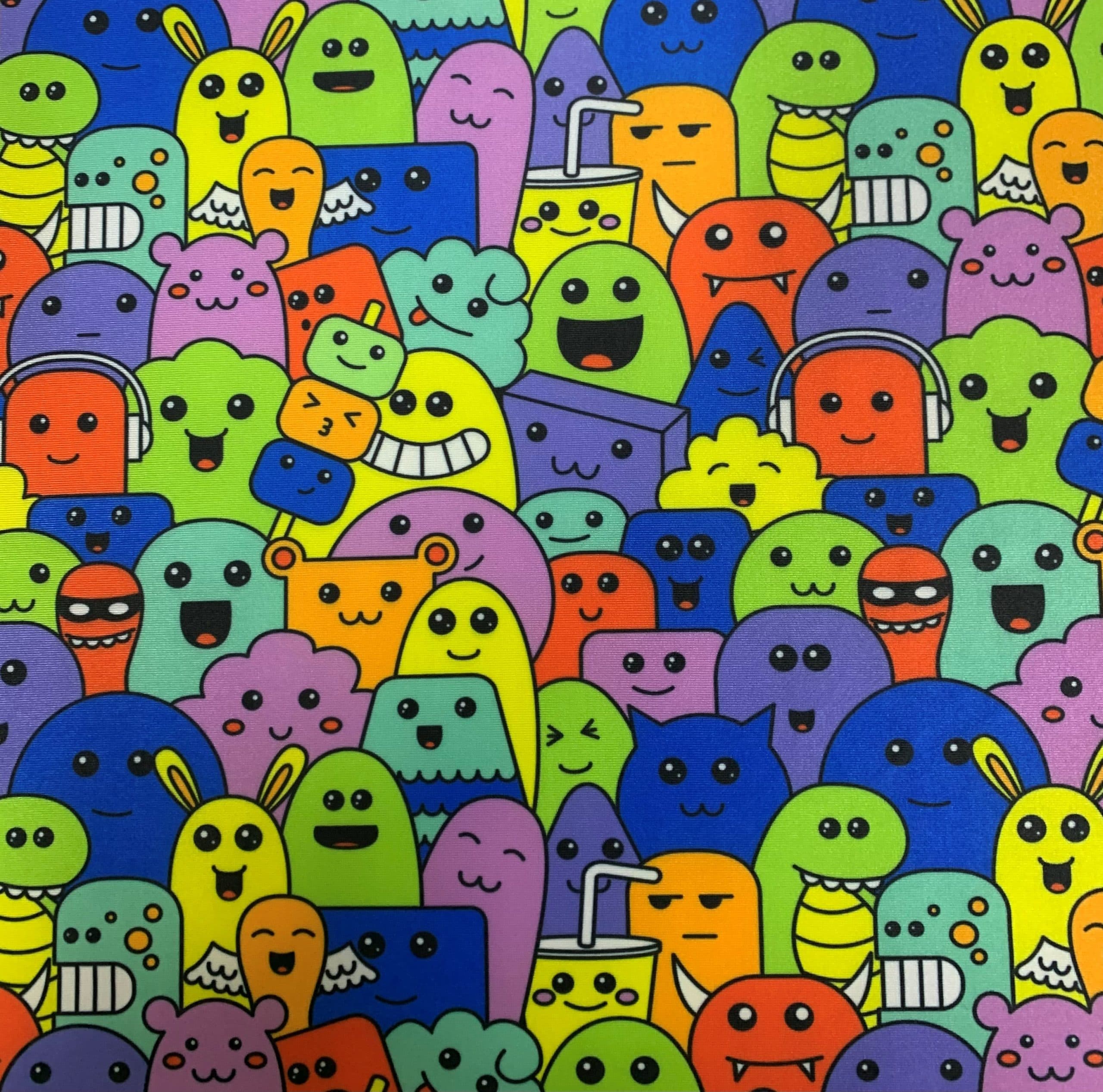 Doodle Multicolor Print