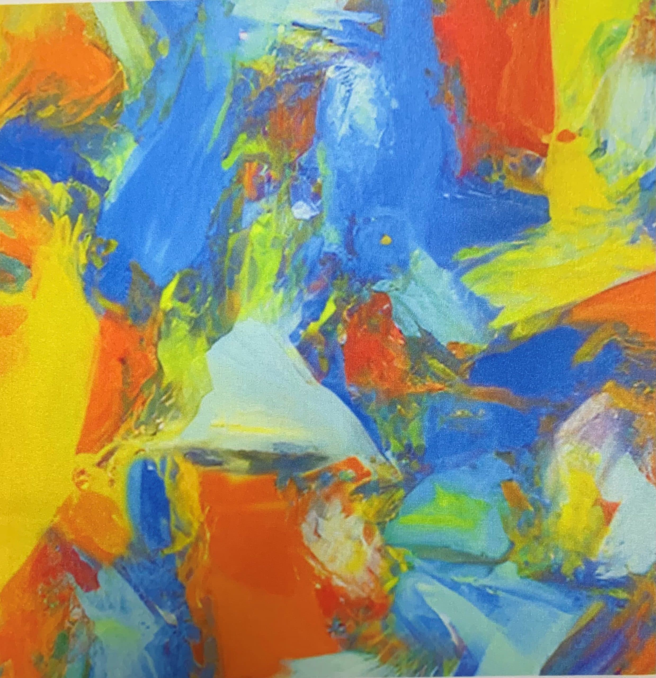 Paint Streaks Print