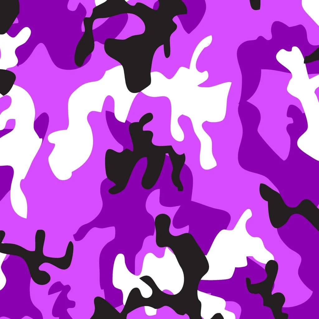Purple Camo Print