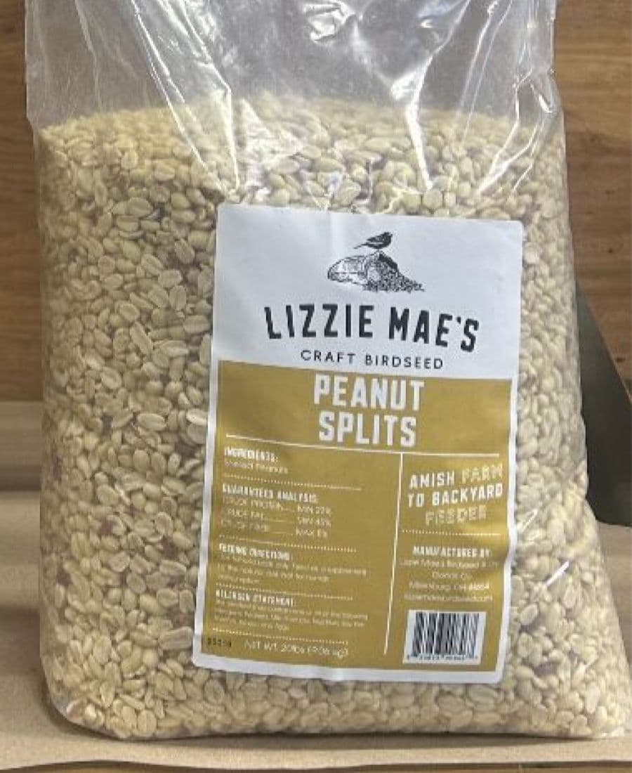 Lizzie Mae’s No Shell Peanuts Craft Birdseed 20lb Bag