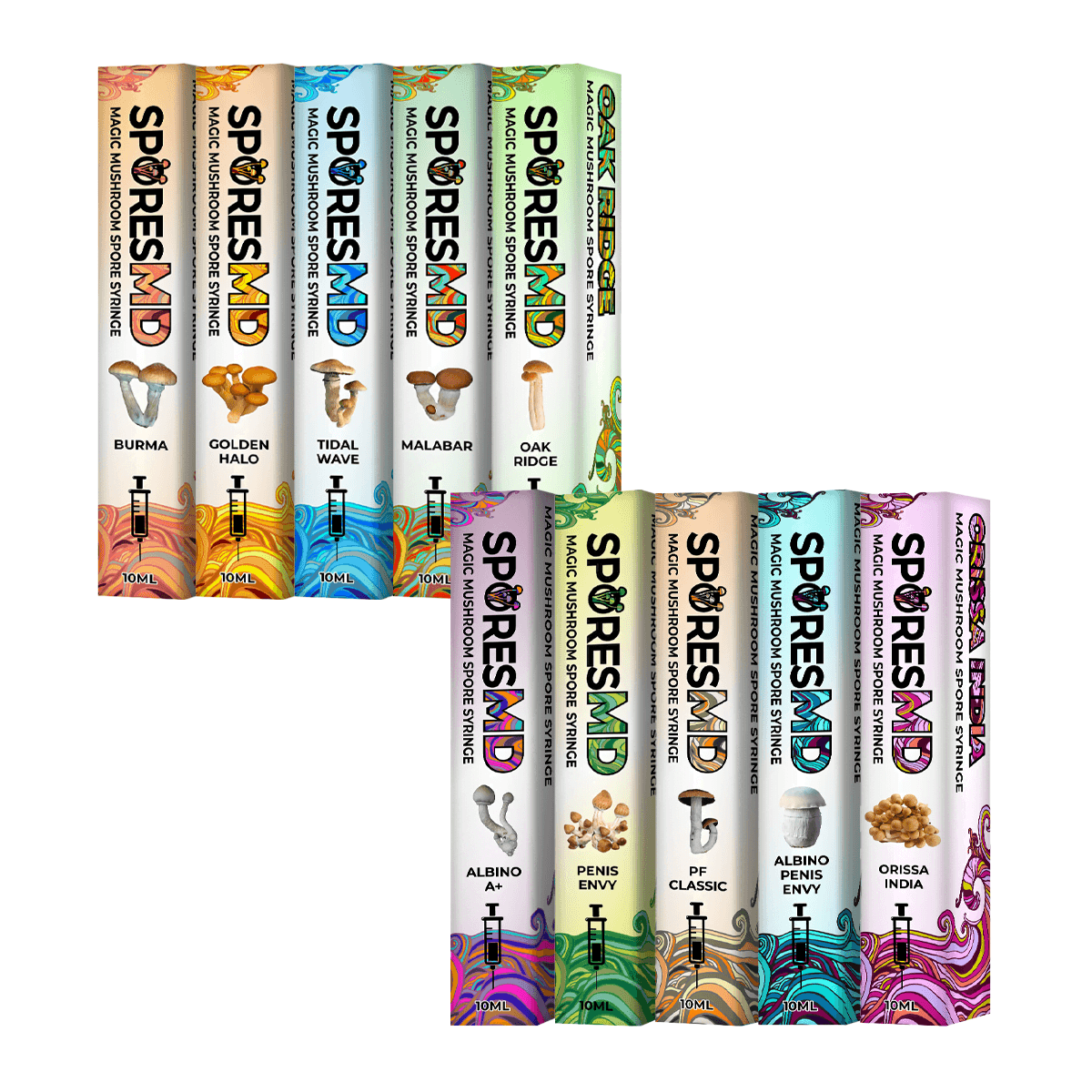 10 Pack Isolated Liquid Culture Bundle – Vendors Choice